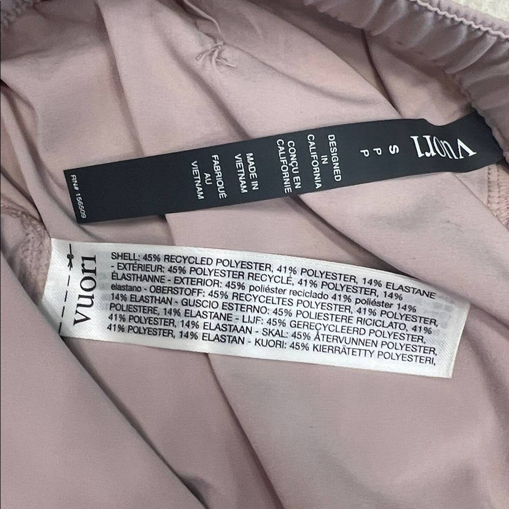 Vuori Villa Low Slung Trouser Vintage Rose - Picture 5 of 5